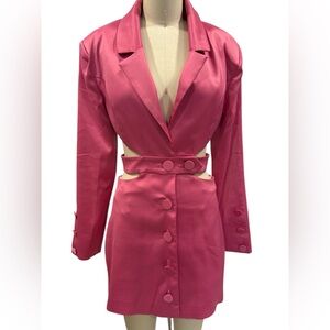 Free People For Love And Lemons Cutout Blazer Dress